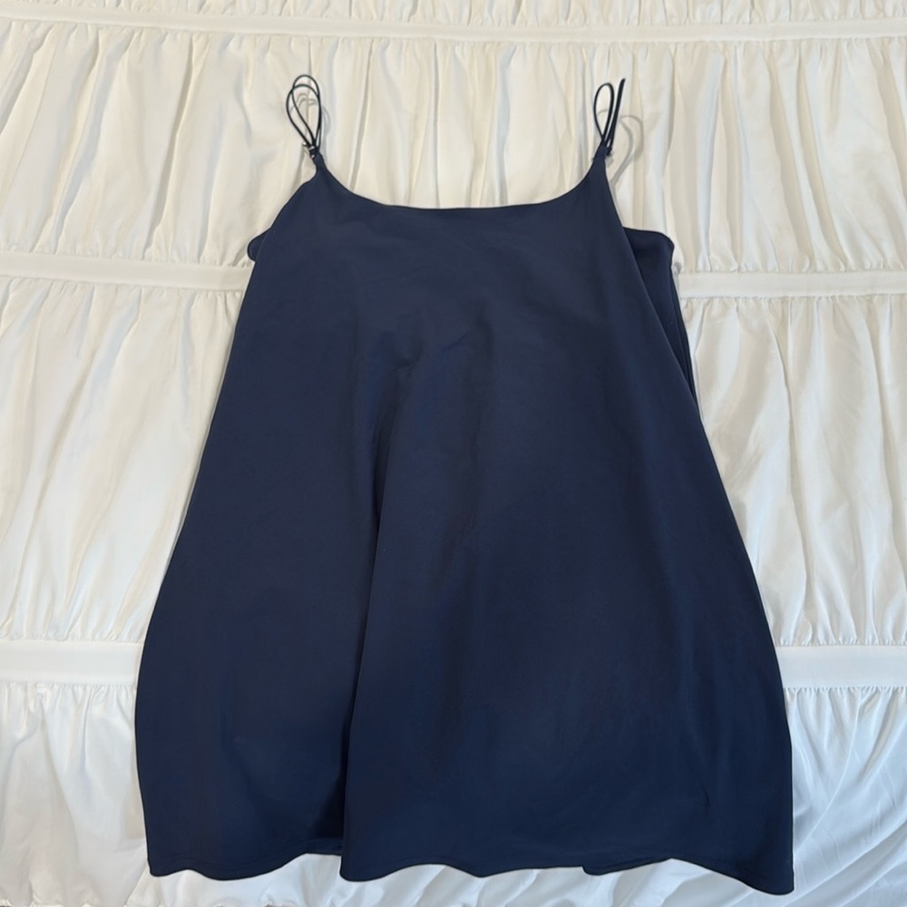 Abercrombie navy blue athletic dress GENTLY WORN